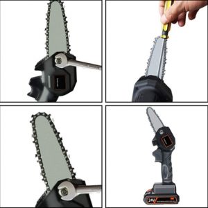 Mini saw – Nešiojamas grandininis pjūklas 03