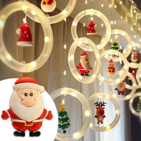 CHRISTMAS RINGS- Kalėdiniai LED žiedai