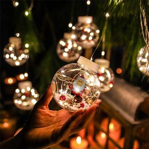 SANTA BALL – Blizgantys kalėdiniai rutuliukai (3 m) 03