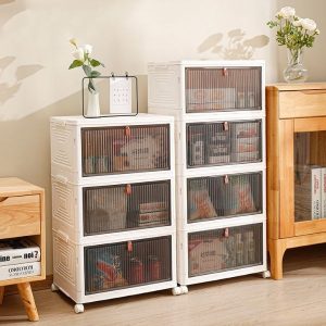 HOMEBOX – Dėžutės su dangčiu ir ratukais 03