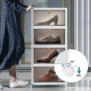 HOMEBOX – Dėžutės su dangčiu ir ratukais 03