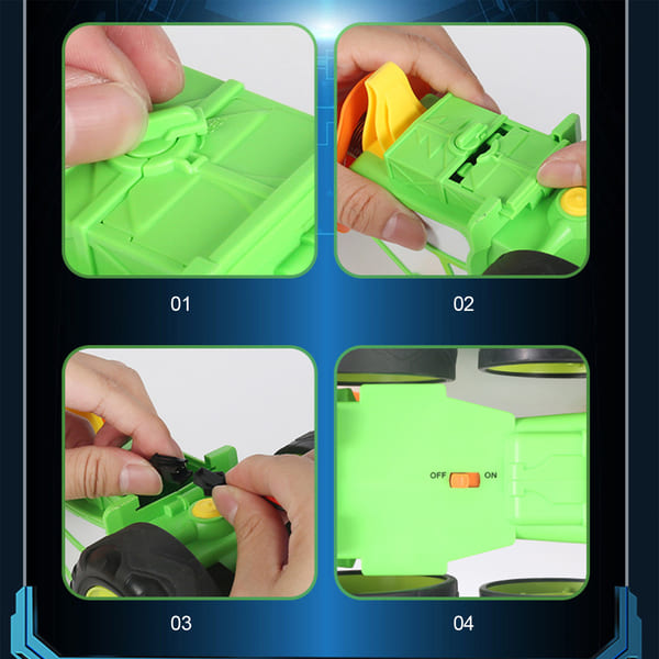 HAPPY TRACTOR – Nuotoliniu būdu valdomas šokių automobilis slider