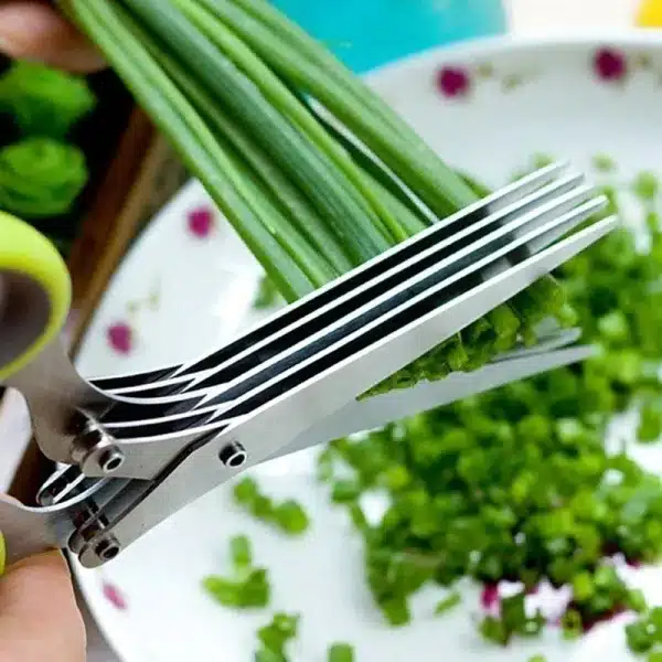 KITCHEN SCISSORS –  Virtuvinės žirklės su 5 ašmenimis