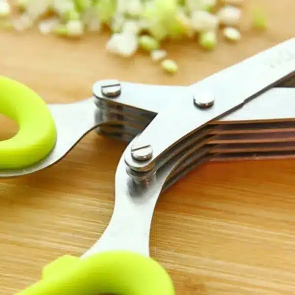KITCHEN SCISSORS –  Virtuvinės žirklės su 5 ašmenimis slider
